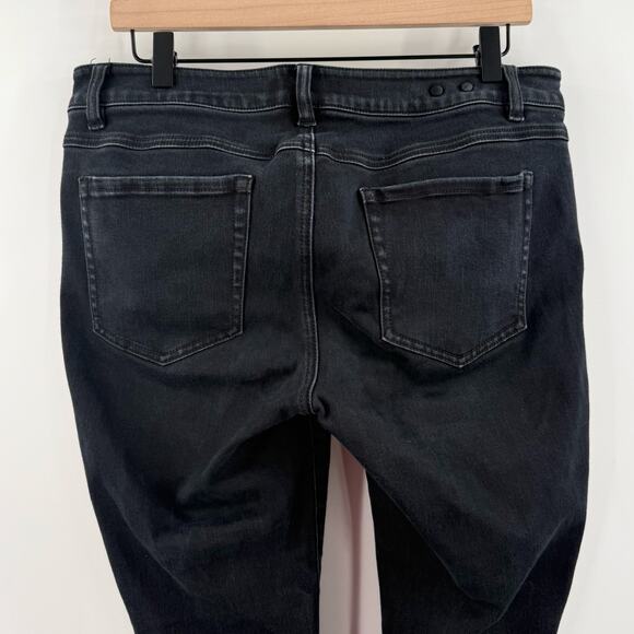 CABI Jeans Size 10 #3189 New Crop Black/Dark Gray Cropped Ankle Stretch Denim - Picture 11 of 16